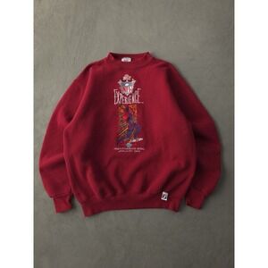 Vintage 1990s NFL Experience Logo 7 Rose Bowl Embroidered Sweatshirt M Crewneck